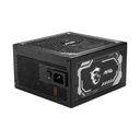 Fuente de poder MSI MAG - 1000W, 24 Pines ATX, 6x Conector 6+2 PCI-E 5.0 y 12x SATA, Abanico 135mm, 80 Plus Gold. MPG A1000G PCIE5