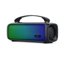 Bocina Argom Radyon Air Premium, Altavoces portable, Bluetooth 5.1, 8W RMS, 1500 mAh, Luces Led RGB, color Negro. ARG-SP-3101BL