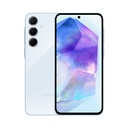 Celular Samsung A55 5G - De 6.6"(1080 x 2340), Cámara frontal 32MP, Cámara 50MP + 12MP + 5MP, Almacenamiento 256GB, 8GB Ram, MicroSD hasta 1TB, Android 14, 500mAh, Azul. SM-A556
