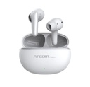 Auricular Argom ARG-HS-5020WT SkeiPods E20 - Audífonos con micrófono, inalámbrico, bluetooth, cancelacion de ruido, color blanco. ARG-HS-5020WT