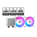 Enfriamiento Líquido MSI MAG CORELIQUID 240 - Iluminación RGB, Socket LGA - 1700/1851, Socket AMD AM4/AM5, Conector 4 Pines, Blanco. MAG CORELIQUID A13 240 WHITE