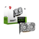 Tarjeta-Grafica MSI Nvidia GeForce RTX 4060 - 8GB GDDR6, 128bit, PCI Express Gen 4 x 8, DisplayPort x 3 (v1-4a), HDMI x 1 (2-1a), 2x Abanicos. GeForce RTX 4060 VENTUS 2X WHITE 8G OC