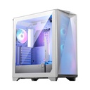 Caja E-ATX MSI MPG GUNGNIR 300R AIRFLOW - 2x USB 3.2, 1 x USB 3.2, 1 x Mic-entrada / Audio-salida, 3x abanicos de 120mm, Color Blanco. MPG GUNGNIR 300R AIRFLOW White