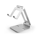 Soporte o Base para Celulares o Tabletas O.E.M. - Material Aluminio, Ajustable, color Plata. MT700