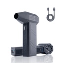 Soplador portátil de aire de 130,000 rpm, 3000mAh - Eléctrico, inalámbrico para laptops, computadoras, teclados, pelo de mascotas, etc. Turbo fan X3
