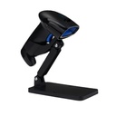 Escáner de Código de Barra y QR, O.E.M.,1D, 2D, Bluetooth, Wifi 2,4 G con adaptador, Cable USB, Soporte.  YHD-1100DB