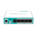 Router Miktrotik 5x Ethernet, 850MHz CPU, 64MB RAM, Router Mas equipado MPLS, RouterOS L4. RB750r2