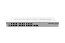 Conmutador Mikrotik de 24 puertos Gigabit con 2 puertos SFP+ en carcasa de montaje en rack de 1U, arranque dual (RouterOS o SwitchOS). CRS326-24G-2S+RM