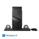 Yoytec Basico i3 - Intel Core i3-12100 4.30 GHz Turbo, RAM 8GB DDR4, Disco de 1TB SSD M.2 Nvme, Teclado, Mouse, Bocinas, Wi-Fi,  Antivirus, Windows 11 Pro OEM Español - MJK Basico i3