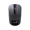 Mouse Genius Nx-7015 Inalámbrico Con Receptor Nano 2.4GHz, Gris y negro, 31030019400