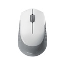 Mouse Genius Nx-8000S BT, con receptor Nano Bluetooth 5.3 o Wifi 2.4GHz, Blanco y Gris, 31030034400