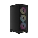 Case Gaming Corsair 2000D Airflow RGB, Mini-Itx Black, Fans Incluidos y Controladores, Cc-9011246-Ww