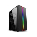 Case Gaming X-Lion - Tempered Glass Side Panel Black Usb 2.0*2 +Usb 3.0*1+ Hd Audio+Rgb Strip, N3-391 E010-161