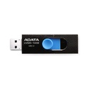 Memoria Flash ADATA AUV320 - Capacidad de 64GB, USB 3.2, color negro/azul. AUV320-64G-RBKBL