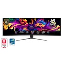 Monitor Curvo Gaming MSI - 49" (5120 x 1440) DQHD, 144Hz, 4ms, 32:9, 1500000:1, 2x HDMI™ 2.1, 1x DisplayPort 1.4a, Color: Negro. MPG 491CQP QD-OLED