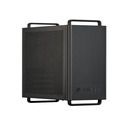 Caja Micro ATX MJK- Panel frontal, Conectores 1x USB 2.0, 2x3.0, 1 Tipo C, Audio HD, Fuente de poder 550W, color negro. VC21-M320B+LPW12-230, Black