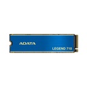 Unidad de Estado Solido(SSD) A-Data NVMe - Capacidad de 512GB, 3D NAND, 2400MB/s de lectura, 1600MB/s de escritura, PCIe Gen3x4, M.2 2280. ALEG-710-512GCS