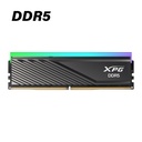 Memoria Ram DIMM ADATA XPG Lancer RGB - Capacidad de 8GB DDR5 U-DIMM, 5600MHz, ECC, CL46, 1.1V, color negro. AX5U5600C468G-SLABRBK