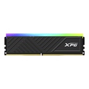 Memoria Ram DIMM ADATA XPG Lancer RGB - Capacidad de 16GB DDR4 U-DIMM, 3600MHz, ECC, CL18, 1.35V, color negro. AX4U360016G18I-SBKD35G