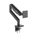 Soporte MSI para Monitor - Para 1 monitor LCD/LED, VESA 75x75/100x100 soporta 19" hasta 49", hasta 44,09 lb, color negro. MAG MT201
