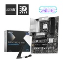 Tarjeta Madre MSI Intel Ultra - LGA1851, Intel Z890, ATX, 4x DDR5 hasta 256GB UDIMM, 4x ranuras PCI-E x16, HDMI 2.1, DP 1.4, Tipo-C, USB. PRO Z890-S WIFI