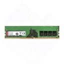 Memoria Ram DIMM Kingston ValueRAM - Capacidad de 8GB DDR4 DIMM, 3200MHz, Non-ECC, CL22, 1Rx8, 288 pines. KVR32N22S8L/8