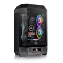 Caja Thermaltake The Tower 300 - Mini / Micro ATX, Vidrio Templado Lateral, Puertos USB 2.0/3.0, Color: Negro. CA1Y400S1WN00