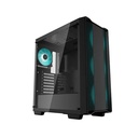 Caja DeepCool CC560 - Para Mini-ITX / Mico-ATX / ATX, conectores 1x USB 3.0, 1x USB 2.0, vidrio templado, 3x abanico de 120mm Frontal, 1x abanico de 120mm Trasero, color negro. R-CC560-BKGAA4-G-1