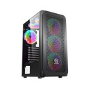 Caja Thermaltake K10L - Para ATX, Lateral transparente, Sin ventiladores, Puertos USB 2.0/3.0, Color: Negro. K10L