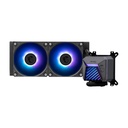 Enfriamiento Líquido MSI MAG CORELIQUID 240 - Iluminación RGB, Socket LGA1700/1851- AMD AM4/AM5, Conector 4 Pines, 3 pines ARGB, Negro. MAG CORELIQUID A15 240