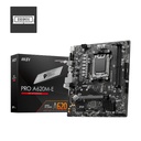 Tarjeta Madre AMD MSI PRO A620M-E - AM5, AMD A620, 2x DDR5 6600Mhz(OC), PCIe 4.0 x16, HDMI, VGA, USB 2.0, M.2, SATA 6Gb/s. PRO A620M-E