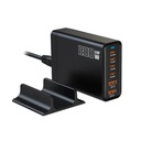 Cargador de pared O.E.M. - Multi cargador GaN 200 Watts, 2 x USB, 4 Tipo-C, Conexión 100V-240V 110v. YFY-1Q38