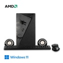 Computador Ryzen 5 - AMD Ryzen 5 5600GT 4.60 GHz Turbo, 1TB SSD M.2 Nvme, 16GB RAM DDR4, Teclado, Mouse, Bocina, Windows 11 Pro OEM - MJK Gaming Ryzen 5