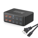 Cargador de pared O.E.M. - Multi cargador GaN 10 en 1 de 330 W, 4 x USB, 6 Tipo-C, Conexión 100V-240V 110v. HW66