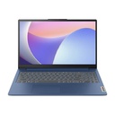 Laptop Lenovo IdeaPad Slim 3 15IAH8 -15.6" FHD, Intel Core i5-12450H, 16GB Soldada, SSD 1TB M.2 NVMe 2242, Webcam, WiFi 6, Bluetooth 5.2, Windows 11 Home Español, Azul. 83ER00BQGJ