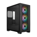 Caja Cooler Master Elite 301 - Micro-ATX, ITX, conectores 2x USB 3.2, vidrio templado, 3x Ventiladores Frontales RGB,  color negro. E301-KGNN-S00