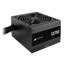Fuente de Poder Corsair CX750 - Potencia de 750W ATX, conexiones 2 x PCI-Express, 3x SATA, certificado 80 PLUS Bronze. CP-9020279-NA