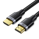 Cable Audio/Video HDMI 2.1 O.E.M. - 8K UHD HDMI(macho) de alta definición, hasta 240hz, 120hz en PS5, HDR Dinámico, eARC, 48Gbpsforrado en Nylon, Color: negro, 6 pies. FY-D-4001-2M