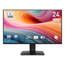 Monitor PRO MSI - 23.8", Full HD (1920X1080), 120Hz, 1adaptms, 16:9, 3000:1, Adaptive Sync, 1 x DP 1.2a, 1 x HDMI 1.4b, Color: Negro. PRO MP242A E2