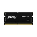 Memoria Ram SO DIMM Kingston FURY Impact PnP- 16GB 5600MT/s DDR5 CL40-40-40 a 1.1V, SODIMM. KF556S40IB-16