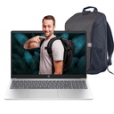 Laptop HP 15-fc0008la - 15.6" Ryzen 5 7520U, 8GB, 512GB SSD, Windows 11 Home Español, Plata y Azul claro. 80M35LA#ABM