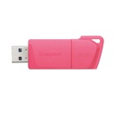 Memoria Flash Kingston Datatraveler Exodia M - 64gb, USB 3.2, Color Rosado Neon. P Kc-U2l64-7ln