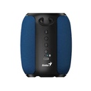Parlante Genius Sp-915BT - Bluetooth 5.3 de 5 Vatios (RMS), carga USB-C, 6 horas de reproducción, Color Negro/Azul, 31730052402
