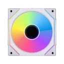 Abanico Gaming Lian Li UNI SL-INF - Ventilador de 120mm con aspas invertidas, Color Blanco. 12rsln1w.00