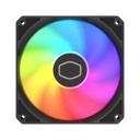 Abanico Cooler Master MF120 Lite ARGB- 120mm, PWM dinámico de 1750 RPM, 4 Pines, Color Negro. Mfw-B2dn-17npa-R1