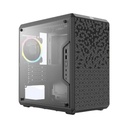 Caja Cooler Masterbox Q300L Rainbow - Micro-ATX, Mini-ITX, Ventilador 1X 120MM ARGM, . MCB-Q300L-KANN-S01