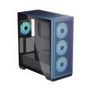 Caja APNX C1 ChromaFlair - ATX/Micro ATX/mini-ITX, Frontal 3x 140 mm ARGB incluido, 1x 120mm ARGB incluido.C1-CF-v1 APCM-CR01043.C1