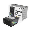 Fuente De Poder Aerocool Mirage Gold 850W - 850 Watts, Totalmente Placa,RGB, 80Plus Gold. ACPG-MF85FUC.11