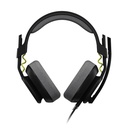 Auricular Logitech Astro A10 Gen 2 Star Killer - Audífono con micrófono para gamer, compatible con Playstation, Micrófono unidireccional, Conector de 5 polos de 3,5 mm, Color Negro. 939-002055