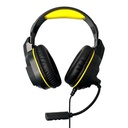 Auricular Thonet & Vander Gaming Vx70 - Audífono con micrófono, Alambrico 3.5mm, control de volumen, Encendido y Apagado, Color Negro/Amarillo. HK096-03563